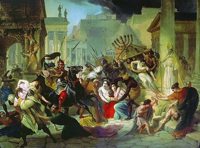 Genserico saqueando Roma